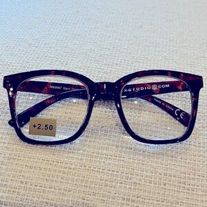 🤎Max Studio Dark Tortoise Shell Stylish Reading Glasses
